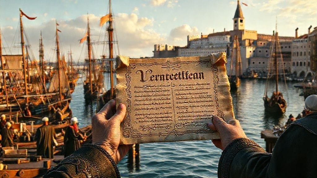 Venetan Maritime Power Formalized by Pacts, Venice, Italy | 1170s–1190s