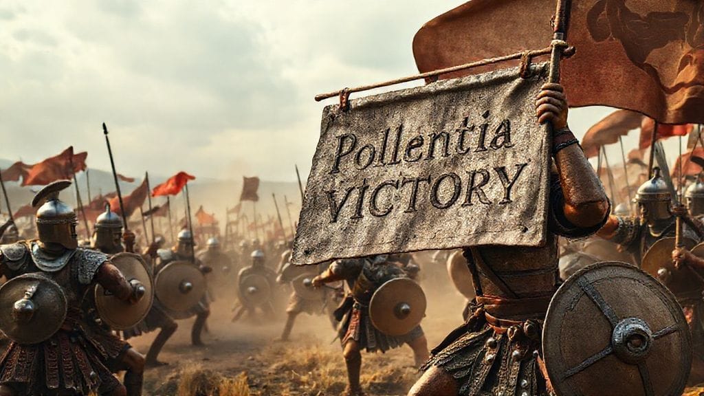 Visigoths Defeat Romans at Pollentia, Pollentia (Pollenzo), Italy | 402-04-06