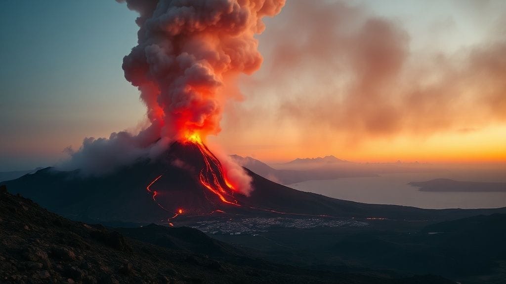Vulcano Eruption, Aeolian Islands, Italy | 1888–1890