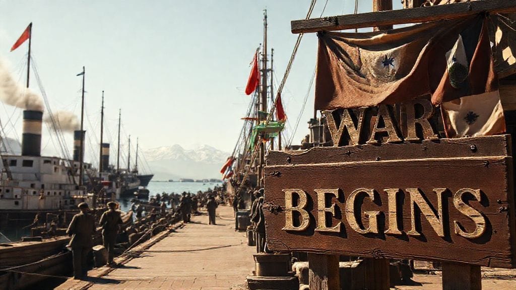 War of the Pacific Begins, Antofagasta, Bolivia/Chile | 1879-02-14