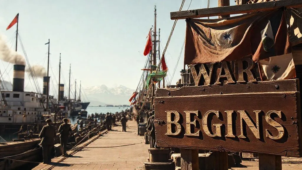 War of the Pacific Begins, Antofagasta, Bolivia/Chile | 1879-02-14