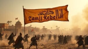 Home 7 Zanj Rebellion Challenges Abbasid Authority, Basra–Wasit, Iraq | 869–883