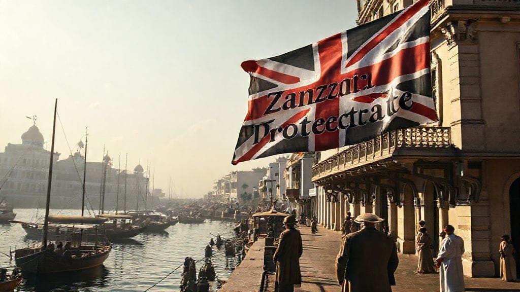 Zanzibar Declared a British Protectorate, Zanzibar Town, Zanzibar | 1890-11-04