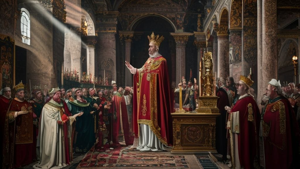 Coronation of Charlemagne as Emperor of the Romans, Rome, Papal States | 800-12-25