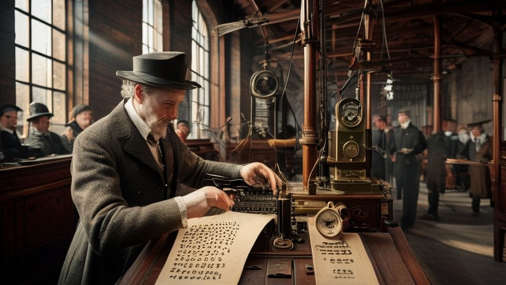 First telegraph message, Washington D.C. to Baltimore, U.S. | 1844-05-24