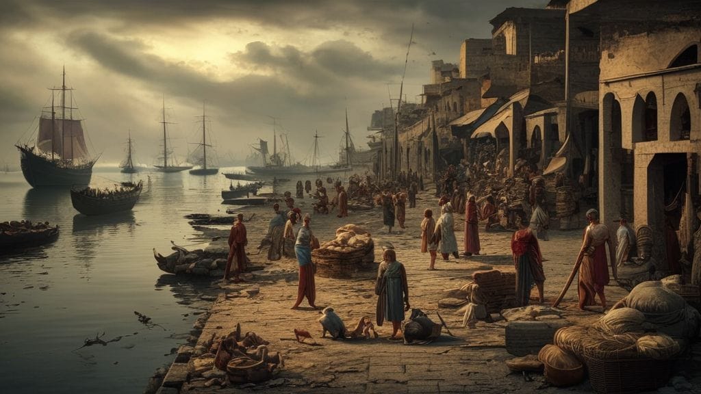 Plague of Justinian begins, Pelusium, Egypt | 541