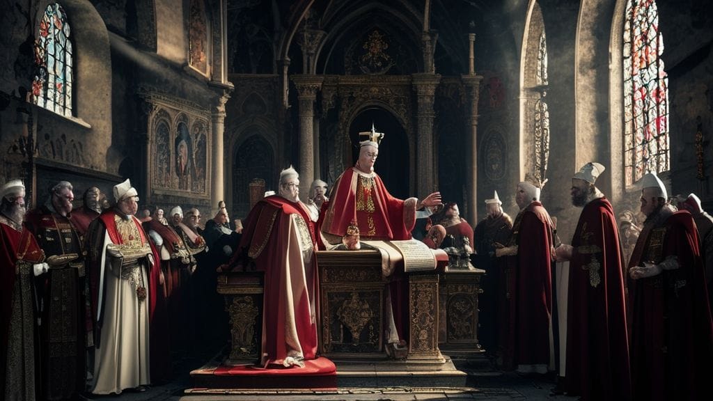 Pope Gregory IX excommunicates Frederick II, Rome | 1239-03-20