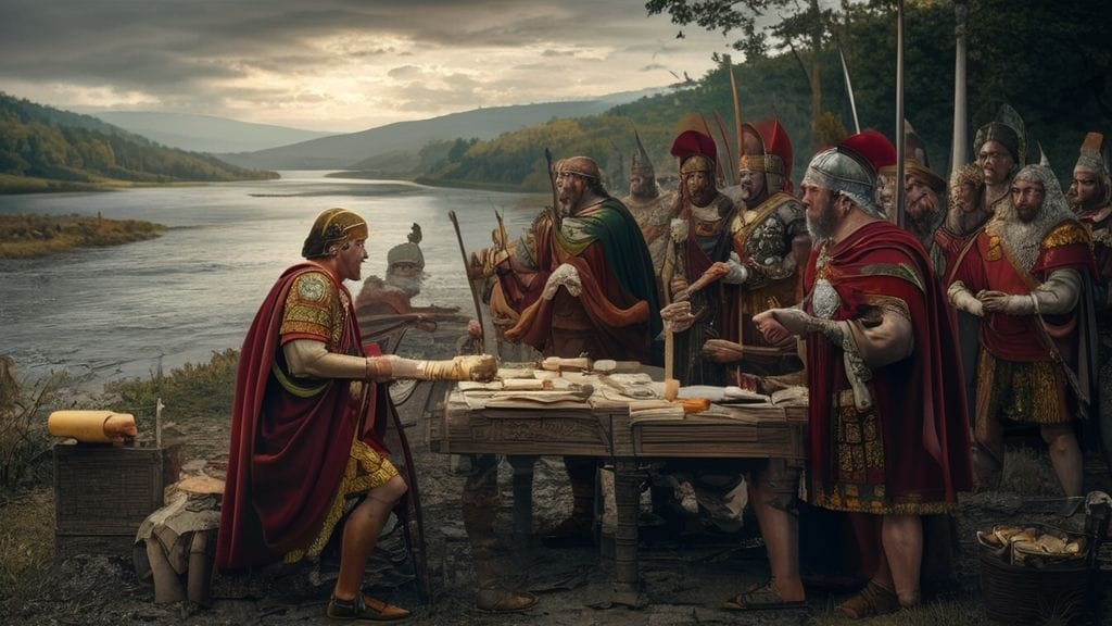 Peace treaty between the Roman Empire and the Goths, Danube River | 369