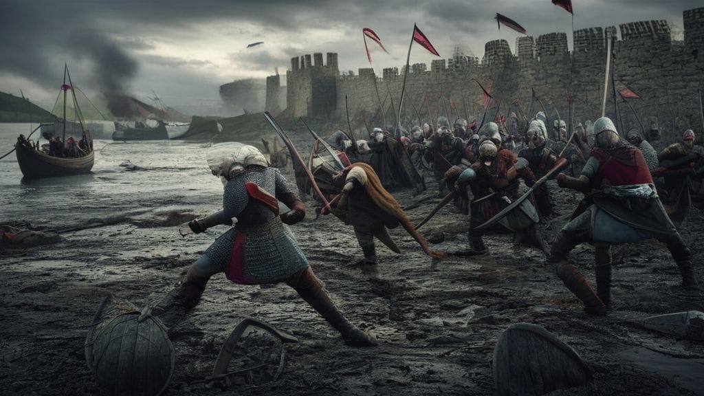 Roric of Dorestad defends Frisia against Vikings, Frisia | 854