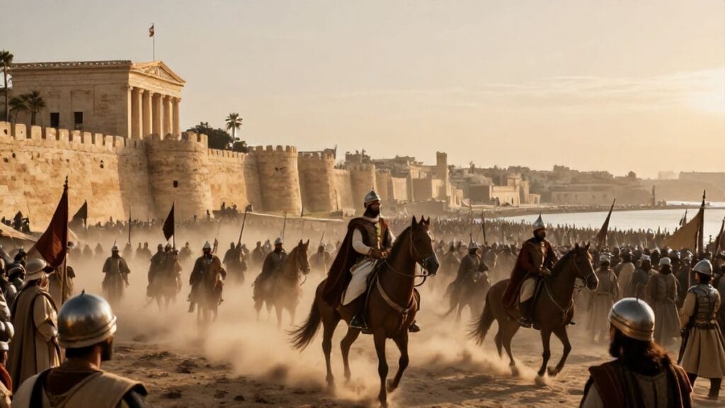 Amr ibn al-As recaptures Alexandria, Egypt | 646 2 Amr ibn al-As recaptures Alexandria, Egypt | 646