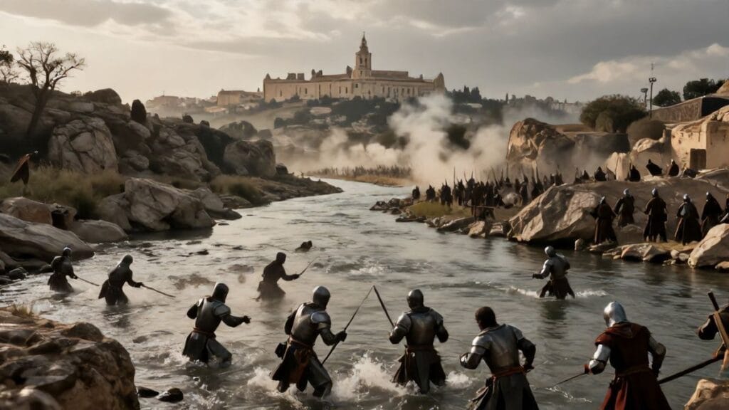 Battle of the Fardus River, near Syracuse, Sicily | 827