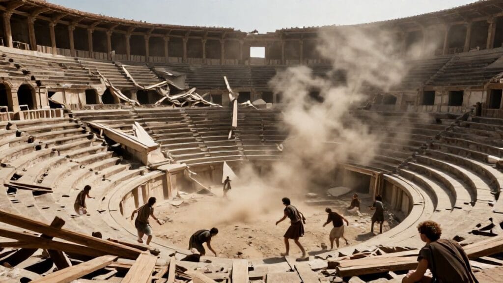 Collapse of wooden amphitheater, Fidenae | 27