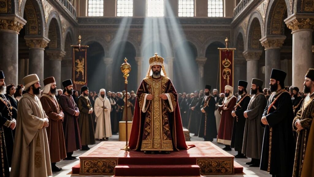 Alexios III Angelos Proclaimed Byzantine Emperor, Constantinople, Byzantine Empire | 1195-04-08