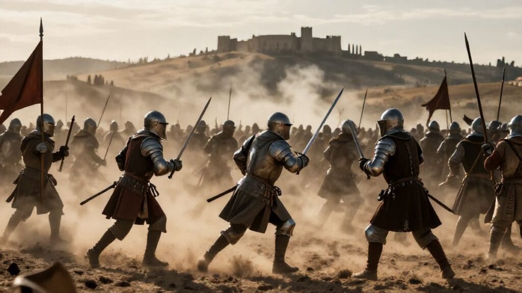 Battle of Cascina, Tuscany | 1445-07