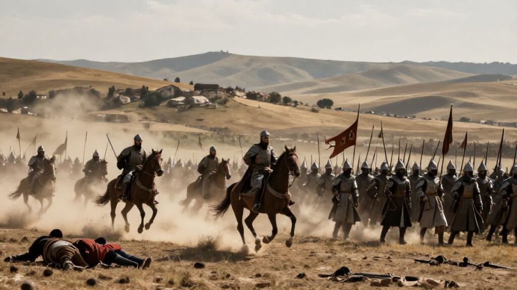 Battle of Yenişehir (Bursa) between Bayezid II and Cem Sultan, Yenişehir (near Bursa), Ottoman Empire | 1481-06-20