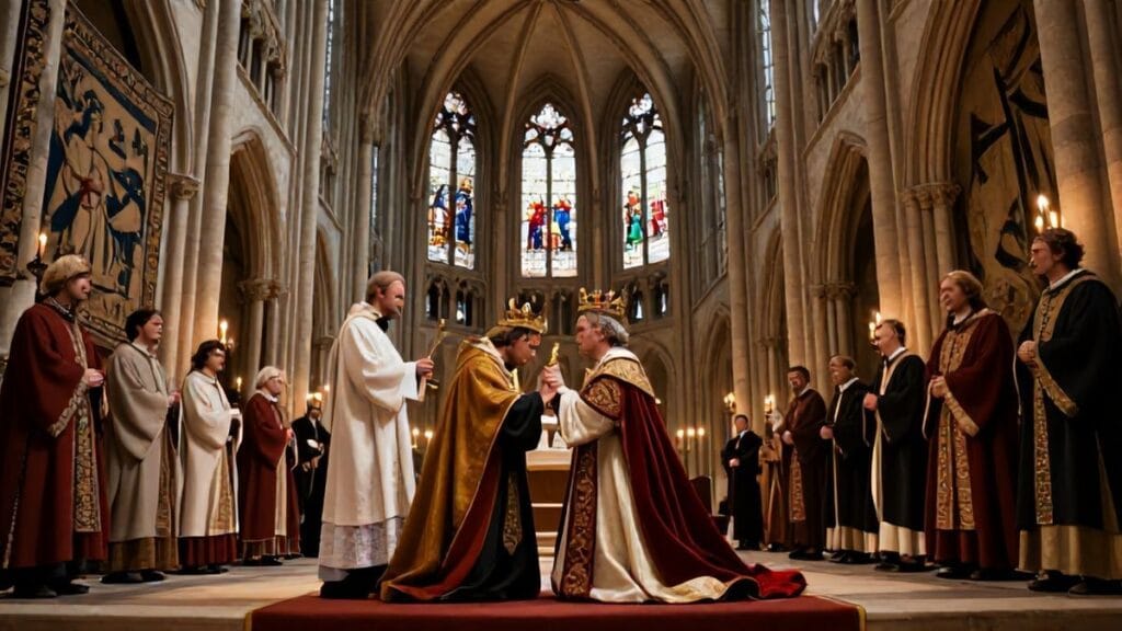 Coronation of Louis the Stammerer as King of West Francia, Compiègne | 877-12-08