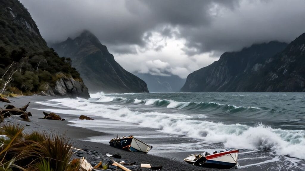 Queen Charlotte Sound Tsunami, New Zealand | 2016-11-14