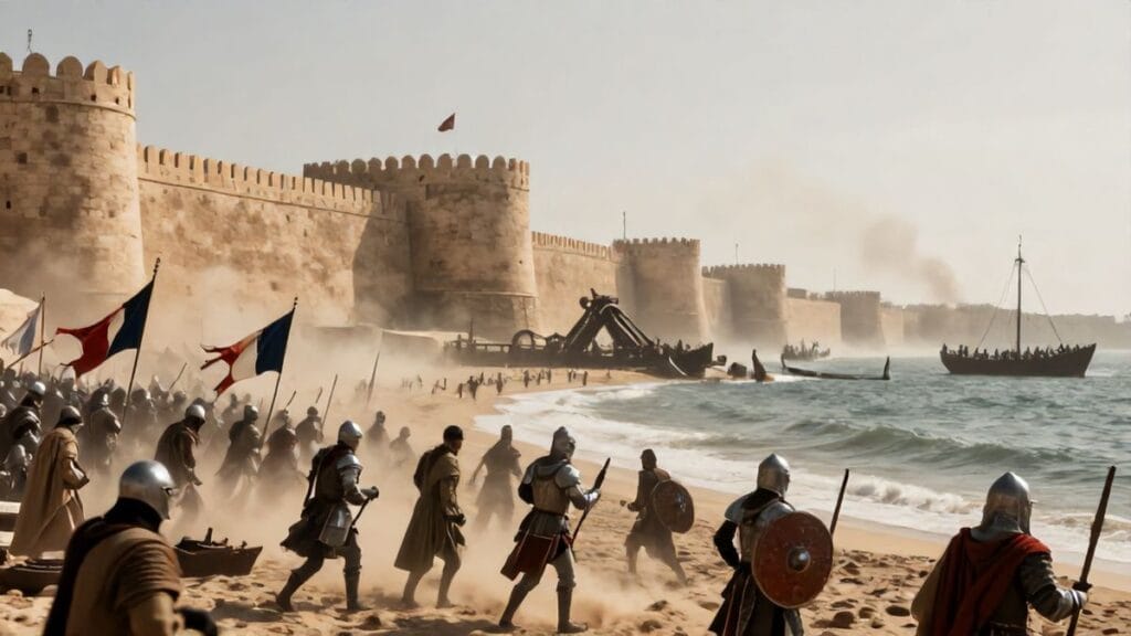 Louis IX captures Damietta, Damietta, Egypt | 1249-06-06