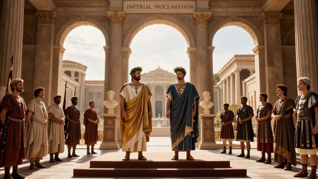Marcus Aurelius and Lucius Verus become co-emperors, Rome, Roman Empire | 161-03-07