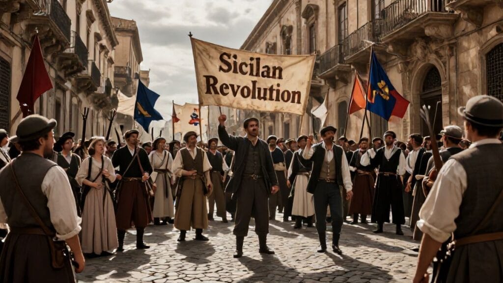 Sicilian Revolution Begins, Palermo, Kingdom of the Two Sicilies | 1848-01-12