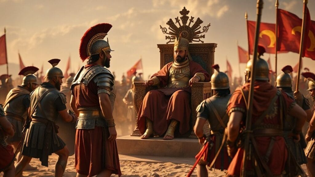 Capture of Emperor Valerian by Sasanian Persia, Edessa | 260