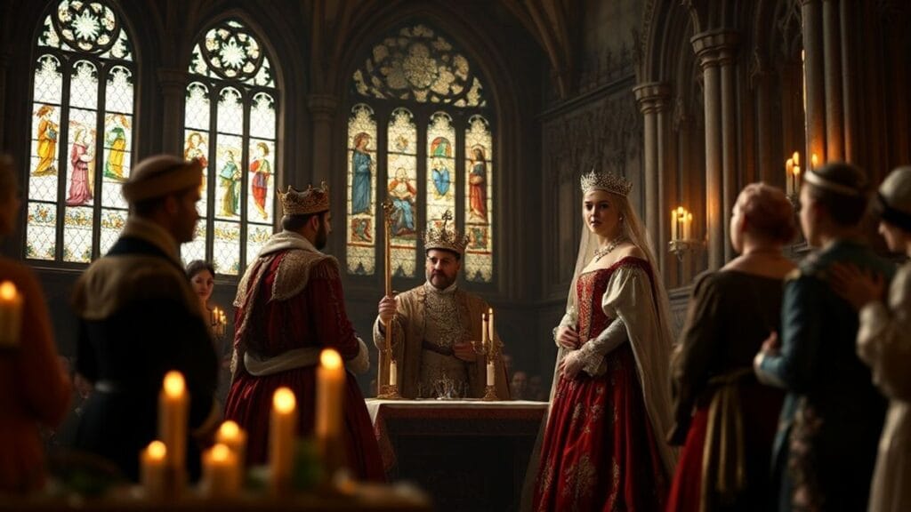 Marriage of Henry VII and Elizabeth of York, Westminster Abbey, London | 1486-01-18