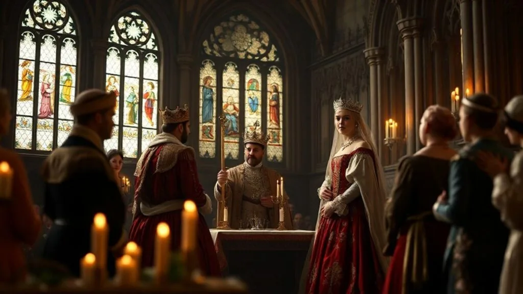 Marriage of Henry VII and Elizabeth of York, Westminster Abbey, London | 1486-01-18
