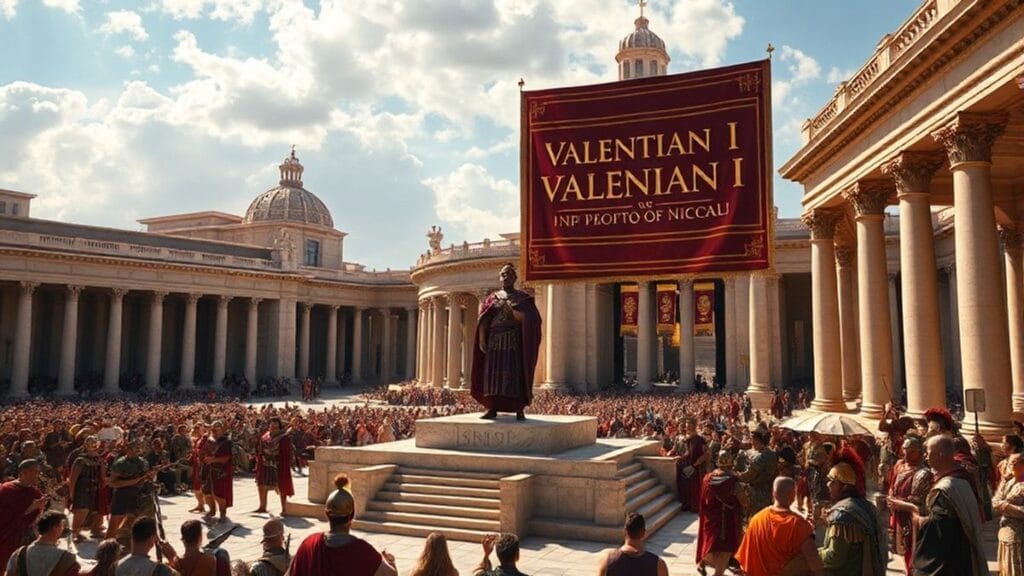 Valentinian I proclaimed Roman Emperor, Nicaea, Bithynia | 364-02-25