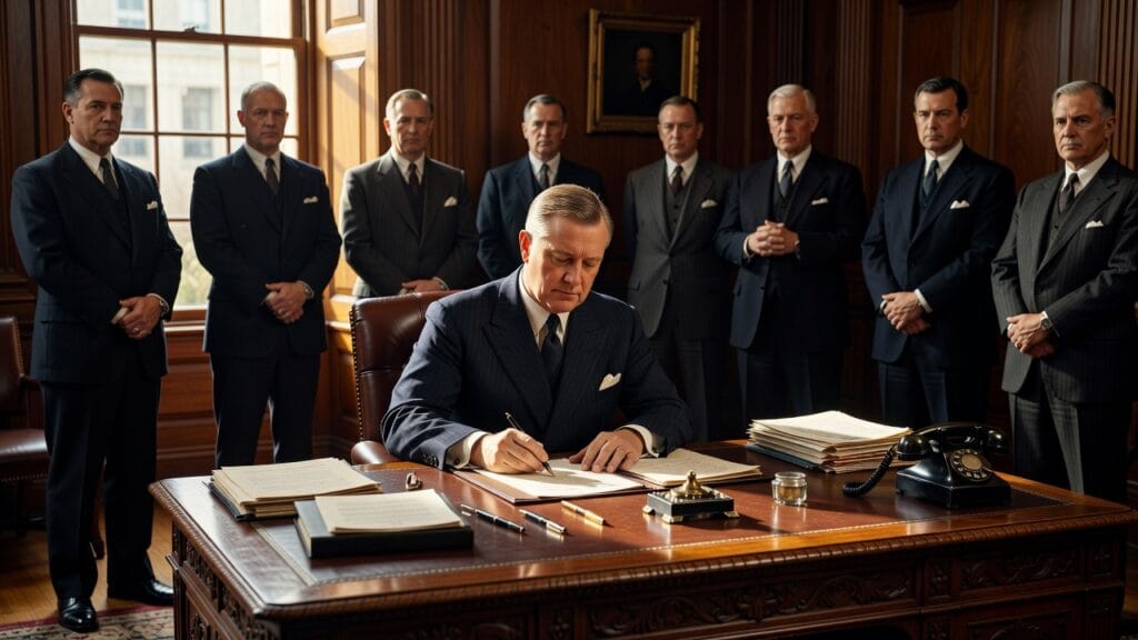 Lend-Lease Act Signed, Washington, D.C., USA | 1941-03-11 2 Lend-Lease Act Signed, Washington, D.C., USA | 1941-03-11