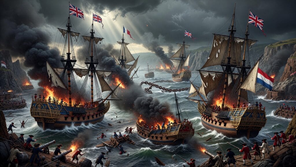 Battle of Vigo Bay, Vigo Bay, Spain | 1702-10-23 2 Battle of Vigo Bay, Vigo Bay, Spain | 1702-10-23