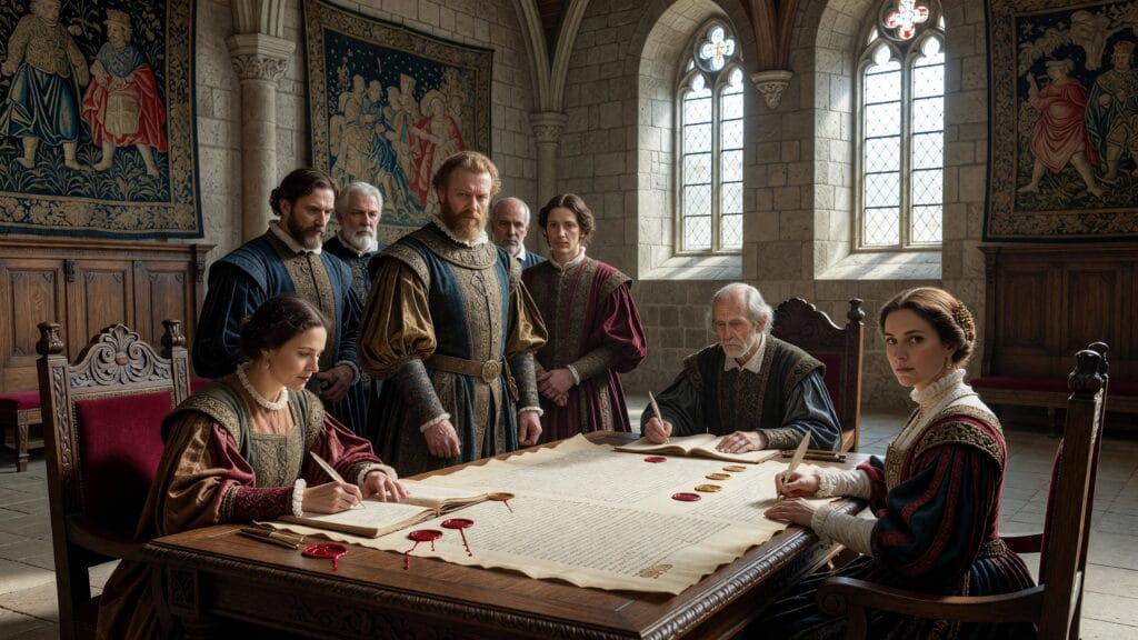 Treaty of Troyes signed, Troyes, France | 1420-05-21
