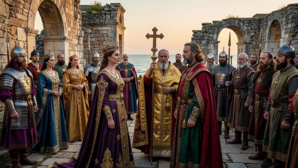 Marriage of Anna Porphyrogenita and Vladimir the Great, Chersonesos | 989